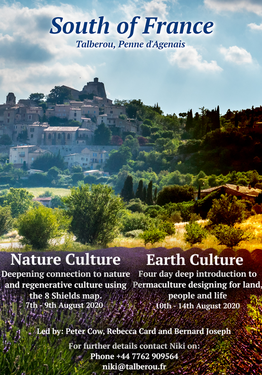 Earth Culture, an Introduction to Permaculture.  10th – 14th August 2020